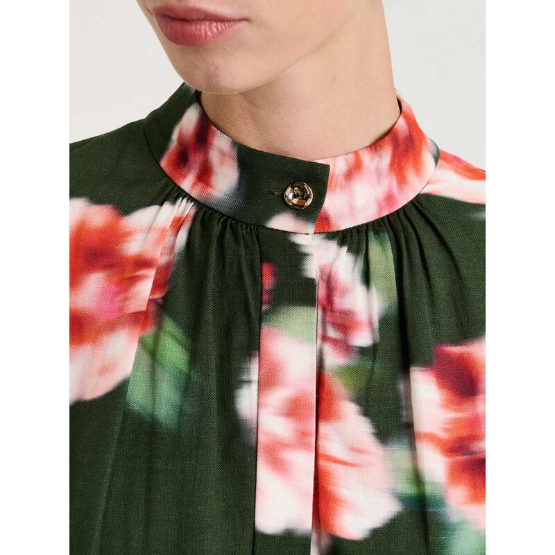 Veronika Maine Pink Haze Floral Midi Dress image number 2